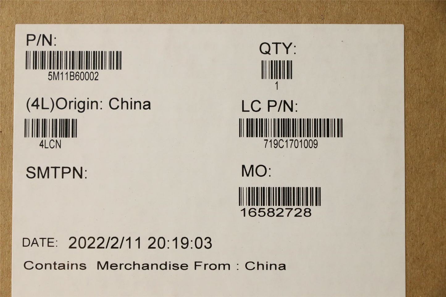 Lenovo MECH_ASM 14WUXGA,AR,HD,GY,LBO/AUO 5M11H78621