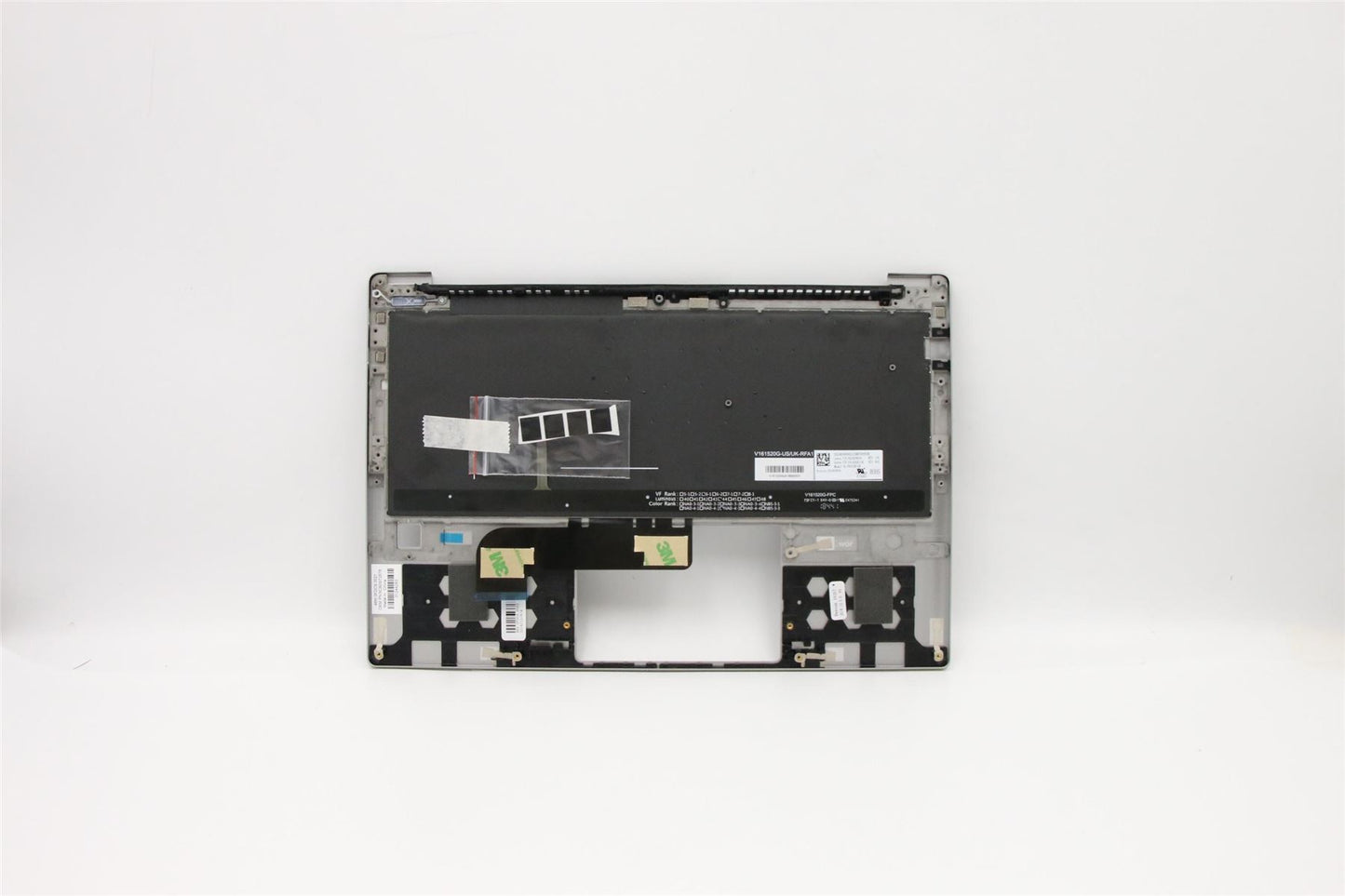 Lenovo Yoga S730-13IWL Keyboard Palmrest Top Cover German Platinum 5CB0S72876