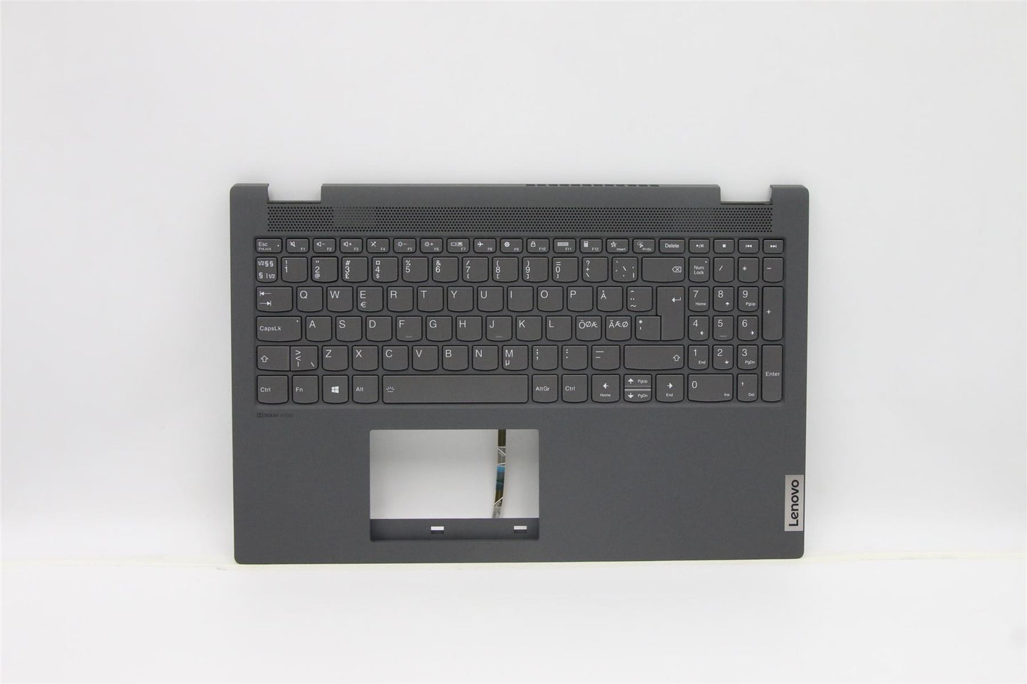 Lenovo Flex 5-15ALC05 Keyboard Palmrest Top Cover Nordic Grey Backlit 5CB1B96260