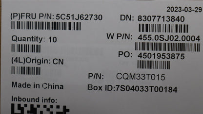 Lenovo ThinkPad L14 Gen 4 L15 Gen 4 USB-A SD Card Reader Board 5C51J62730