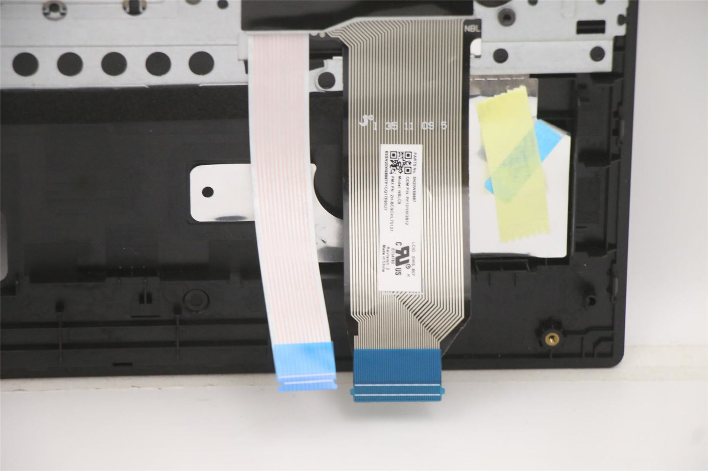 Lenovo ThinkPad E15 Gen 2 Keyboard Palmrest Top Cover Switzerland 5M11A36128