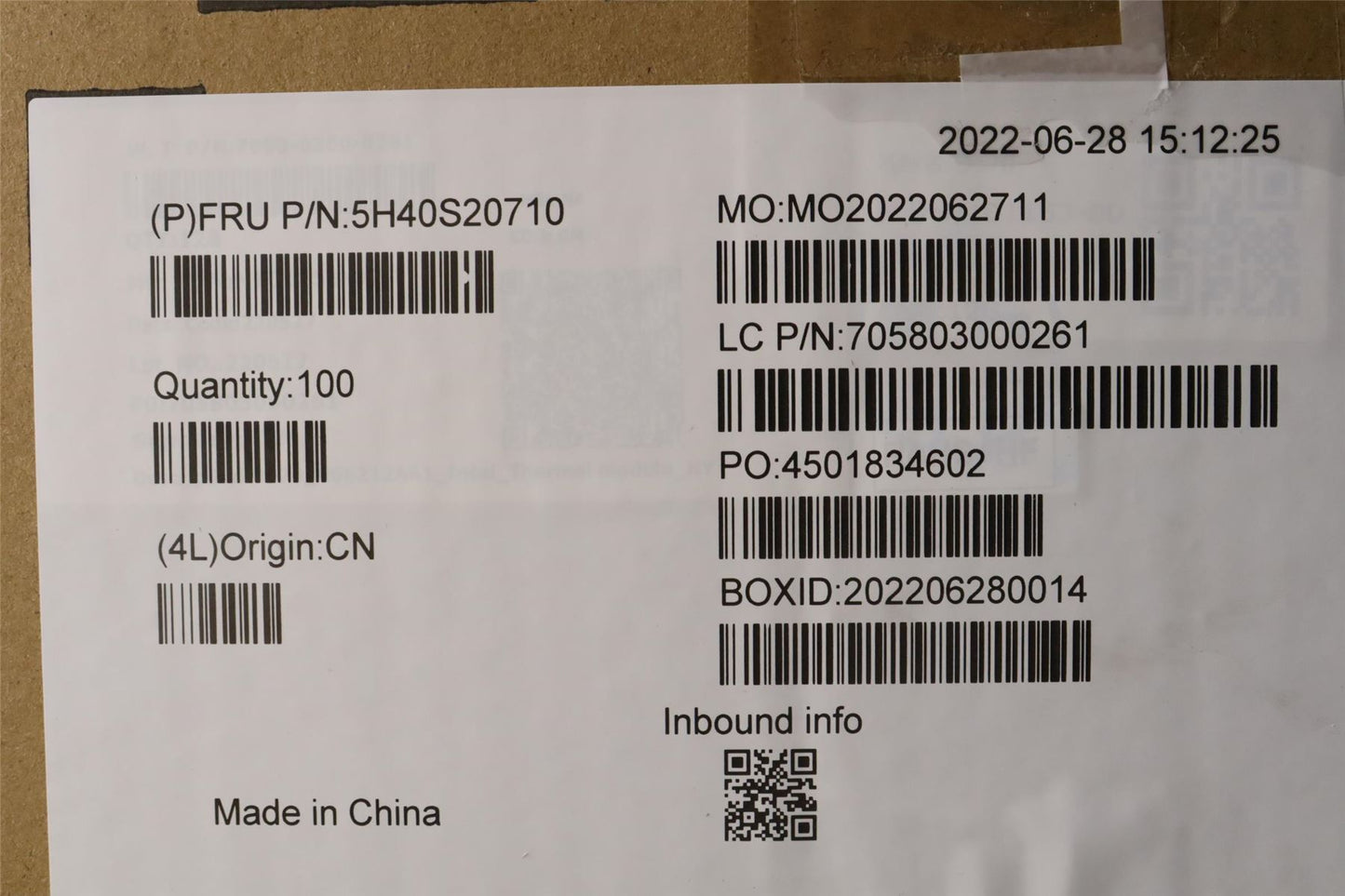 Lenovo Heatsink WT 82TQ Pindai 5H40S20709