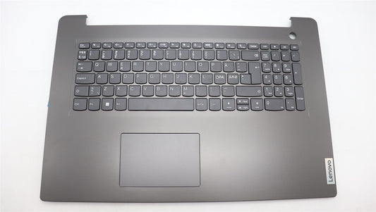 Lenovo V17 G4 IRU Palmrest Cover Touchpad Keyboard Nordic Iron Grey 5CB1L74851