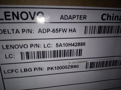 Lenovo DT ADL65WDK 20V/5V 3.25A 65W 5A10H42886