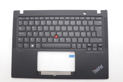 Lenovo ThinkPad X13 Gen 4 Keyboard Palmrest Top Cover Norwegian Black 5M11L85770