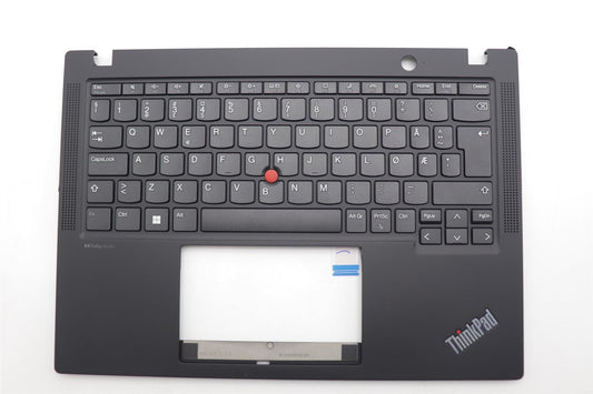 Lenovo ThinkPad X13 Gen 4 Keyboard Palmrest Top Cover Norwegian Black 5M11L85770