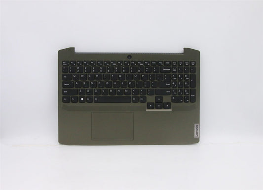 Lenovo IdeaPad 5-15IMH05 Palmrest Cover Touchpad Keyboard US Green 5CB0Z26944