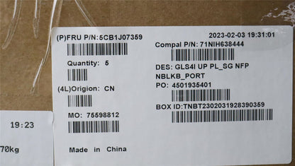 Lenovo UpperCaseASM_POR C82SD PLSG NFPNBL 5CB1J07359