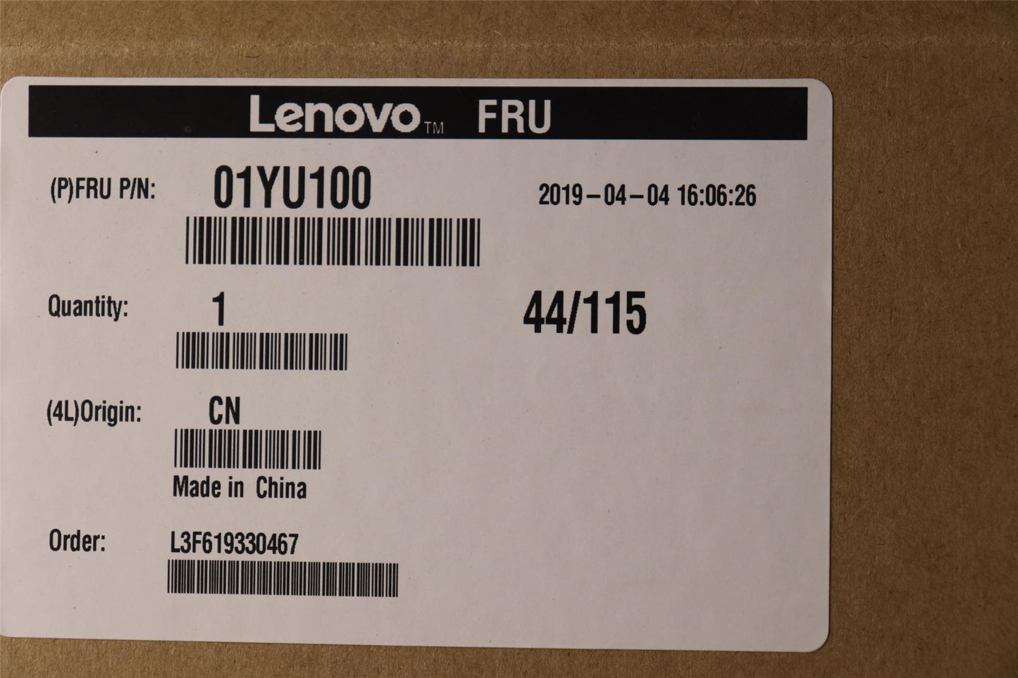 Lenovo ThinkPad X250 X240 Palmrest Top Cover Housing Black 01YU100