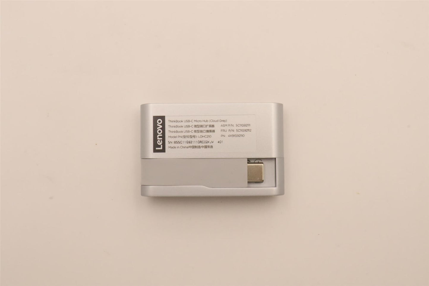 Lenovo ThinkBook USB-C Micro Hub 5C11G92112