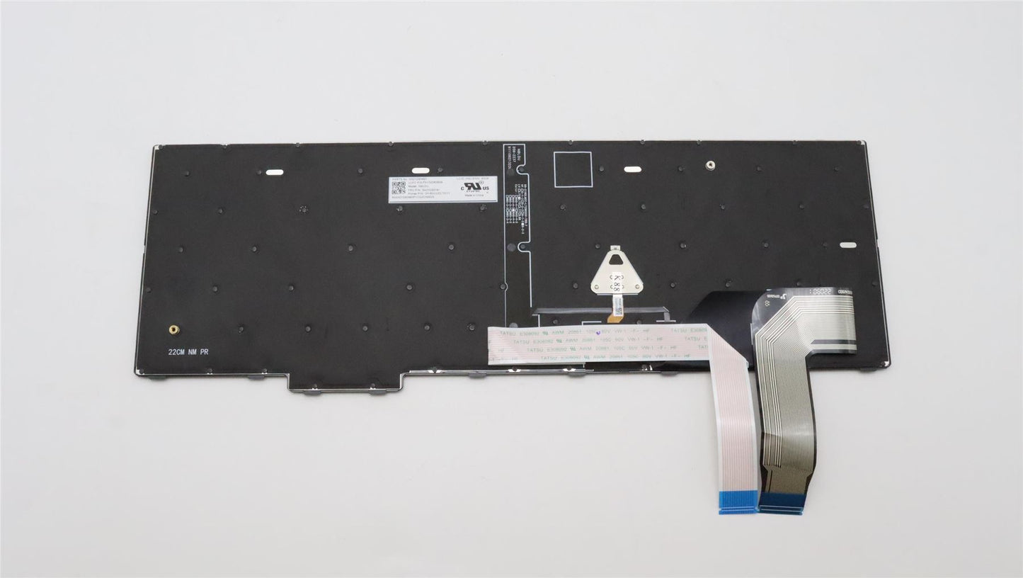 Lenovo ThinkPad L15 Gen 3 P16s Gen 1 T16 Gen 1 Keyboard 5N21D93791