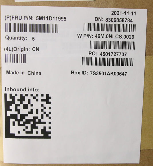 Lenovo Extreme P1 5 X1 5 Palmrest Touchpad Cover Keyboard US Black 5M11D11996