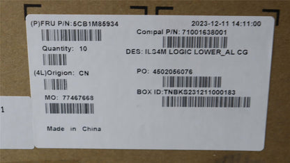 Lenovo Lower Case C 83DA CG 5CB1M85934