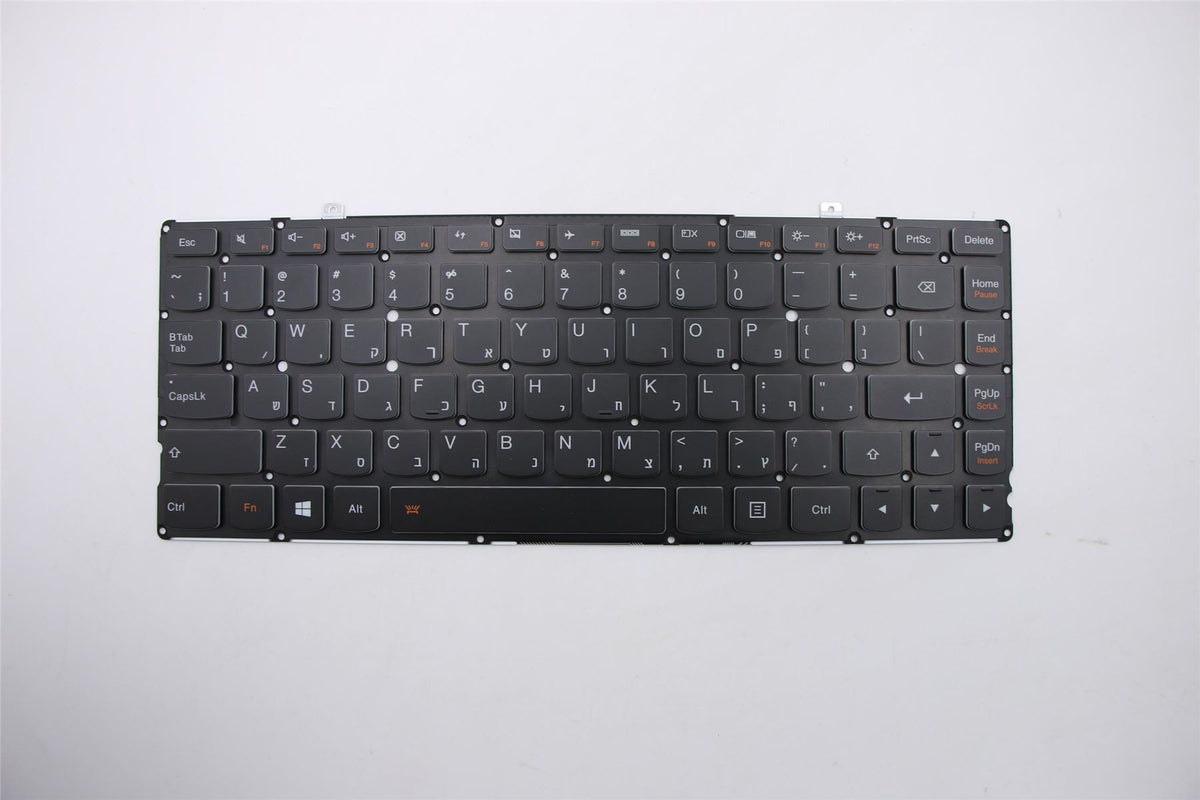 Genuine Lenovo Yoga Pro 2 Keyboard Hebrew Black Backlit 25212837 25212868