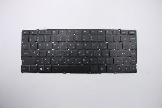 Genuine Lenovo Yoga Pro 2 Keyboard Hebrew Black Backlit 25212837 25212868