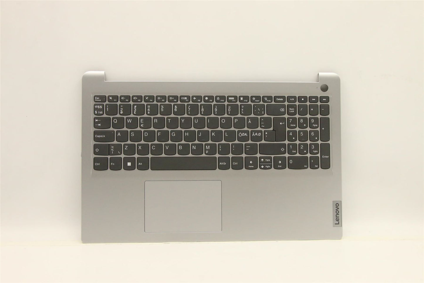 Lenovo IdeaPad 1-15IJL7 Palmrest Cover Touchpad Keyboard Nordic Grey 5CB1F26731