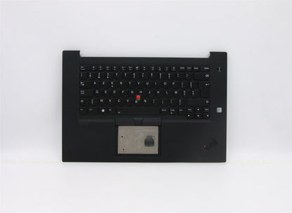 Lenovo Extreme P1 3 X1 3rd Keyboard Palmrest Top Cover Belgian Black 5M10Z39603