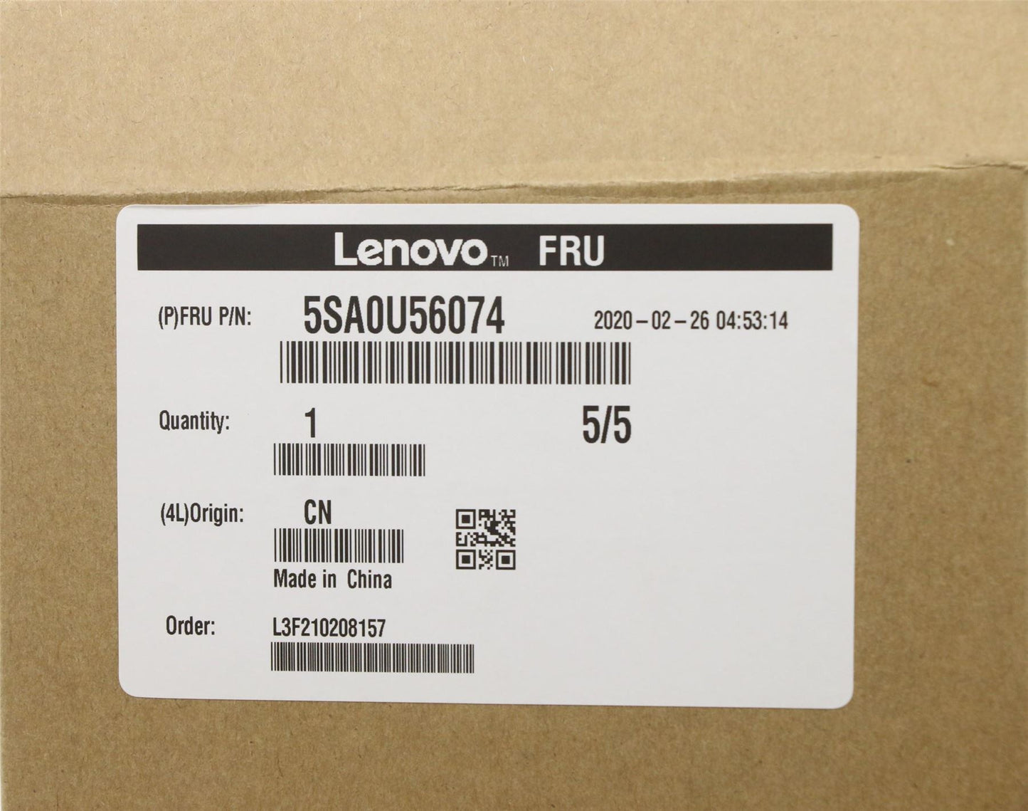 Lenovo 5SA0U56074 SP AMD Ryzen3 PRO 3200G 3.6GHz/4C/4M/65W