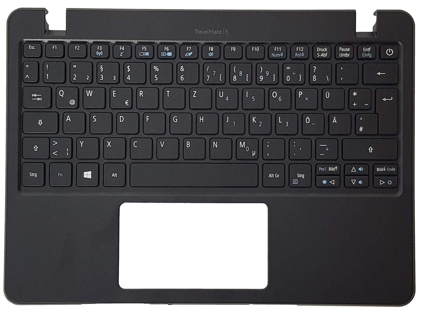 Acer B117-M B117-MP Palmrest Touchpad Cover Keyboard German Black 6B.VCGN7.040