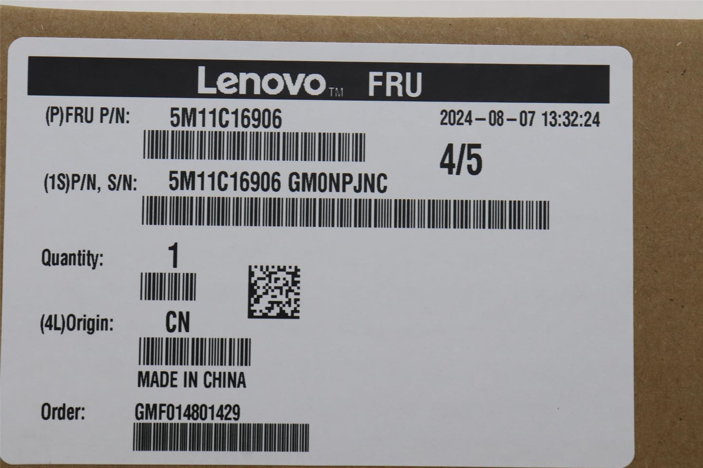 Lenovo MECH_ASM Internal M.2 tray kit 5M11C16906