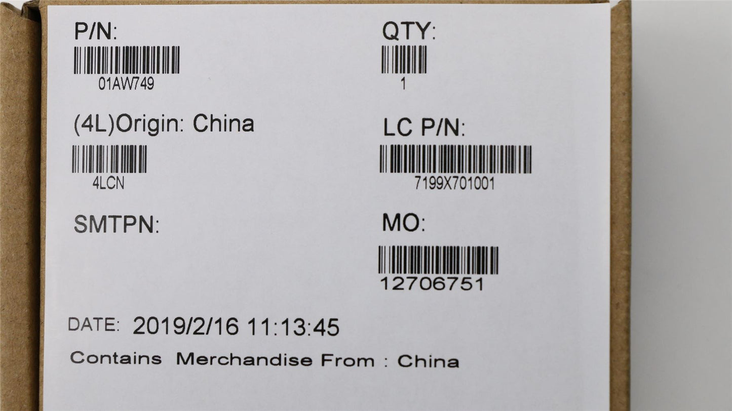 Lenovo 01AW749 RUBBER SSD Thermal Pad,20x55,WEIHAN