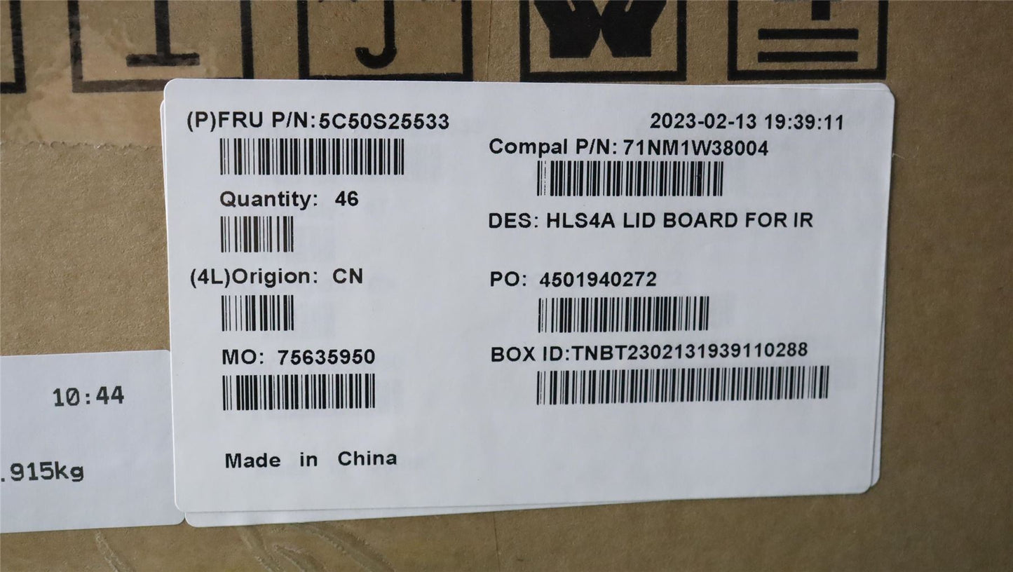 Lenovo LID board C 82XE IR 5C50S25533
