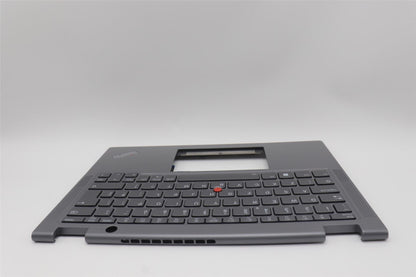 Lenovo ThinkPad X13 Gen 4 Keyboard Palmrest Top Cover UK Black 5M11L64775