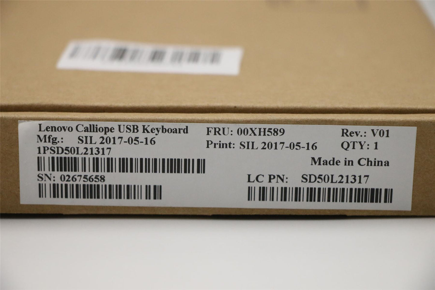 Lenovo ThinkStation P410 P510 P710 P720 P920 USB Wired Keyboard Black 00XH589