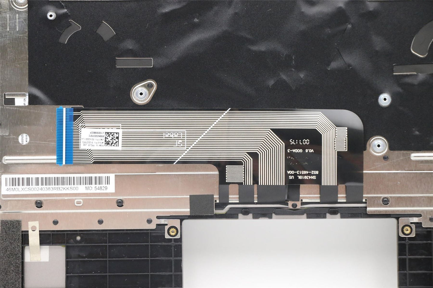 Lenovo ThinkBook 13s G2 ITL Palmrest Touchpad Cover Keyboard US 5CB1B02455