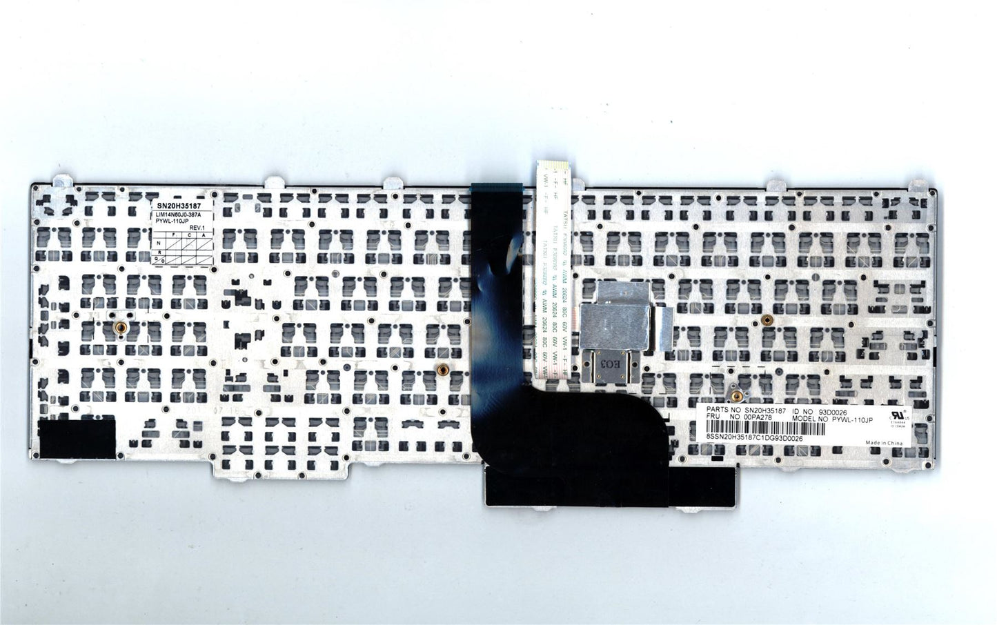 Lenovo PYWL-KBD, JP, CHY 00PA278