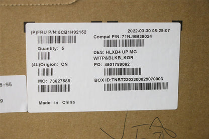 Lenovo Upper Case ASM_KOR C21DK MGBL 5CB1H92152