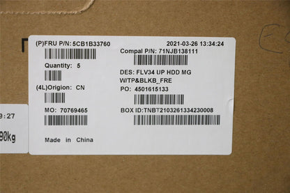 Lenovo Upper Case ASM_FRA C 20VD HDMGBL 5CB1B33760