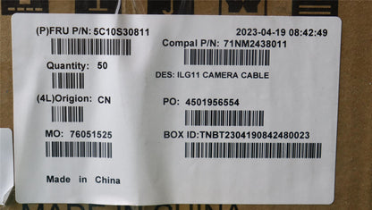 Lenovo camera cable C 82XW 5C10S30811