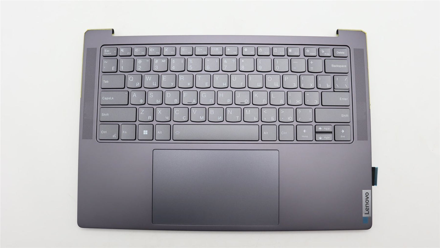 Lenovo Yoga 7 14IRH8 Palmrest Cover Touchpad Keyboard Russian 5CB1L39455