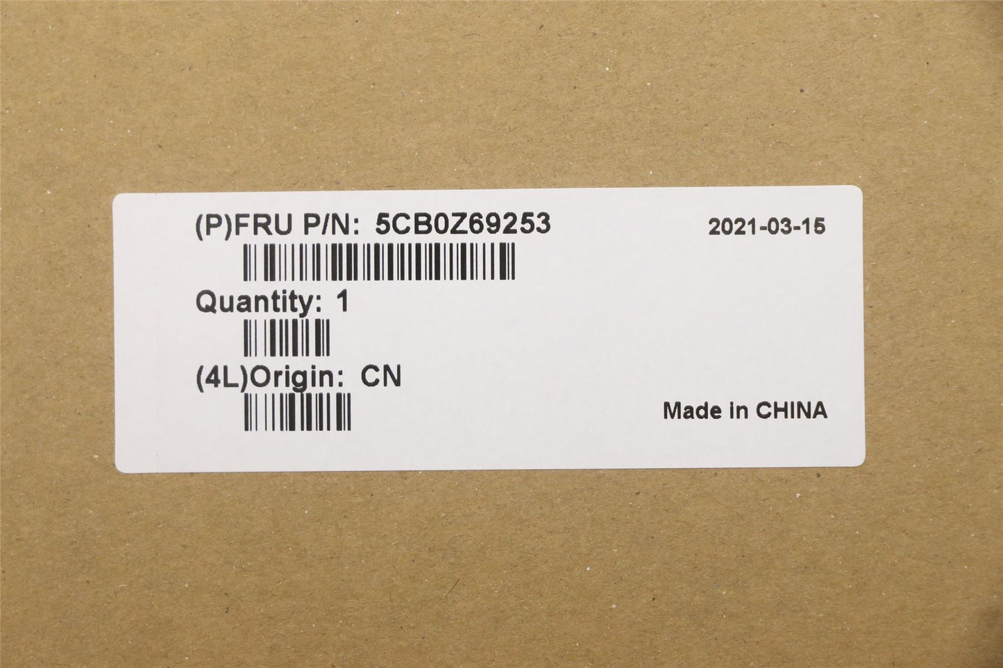 Lenovo ThinkPad P14s 2 T14 2 LCD Cover Rear Back Housing Black 5CB0Z69253