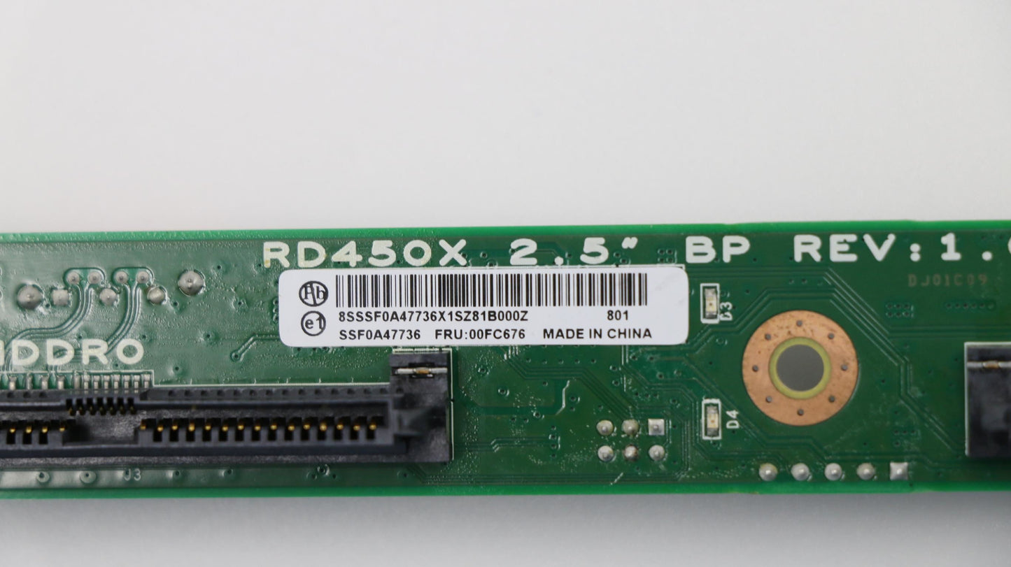 Lenovo ThinkSer RearBP_2X2.5 Board 00FC676