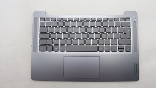 Lenovo IdeaPad 3 14IAH8 Palmrest Cover Touchpad Keyboard Belgian 5CB1M46204