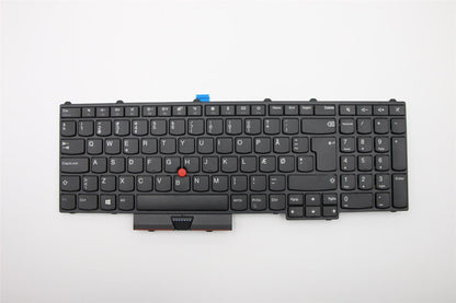 Lenovo ThinkPad P51 P71 Keyboard Danish Black 01ER960