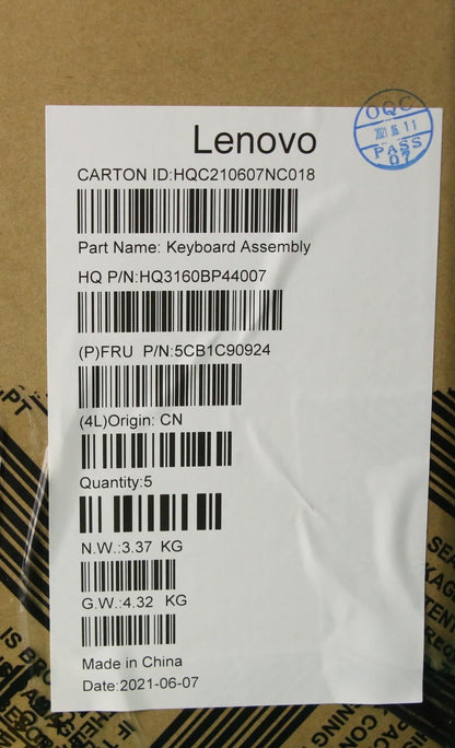 Lenovo Flex 3 11M836 Palmrest Cover Touchpad Keyboard US Europe Grey 5CB1C90924