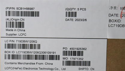 Lenovo Upper Case ASM_SPA L82RJ NFP AG BL 5CB1H56987