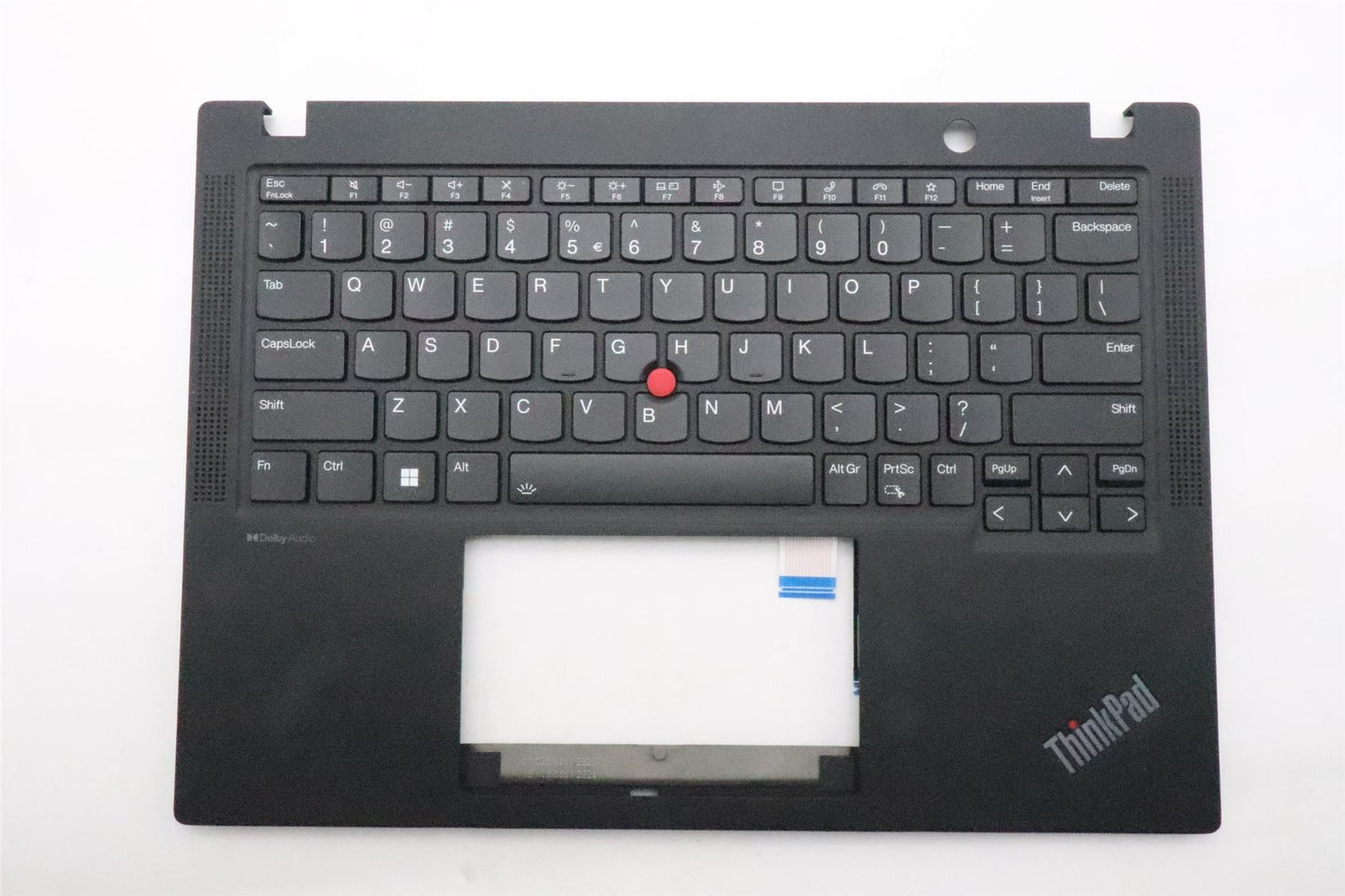 Lenovo ThinkPad X13 Gen 4 Keyboard Palmrest Top Cover US Euro Black 5M11L86150