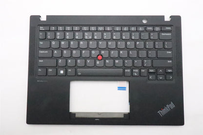 Lenovo ThinkPad X13 Gen 4 Keyboard Palmrest Top Cover US Euro Black 5M11L86150