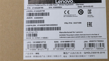 Lenovo Lenovo Preferred Keyboard 03X7486