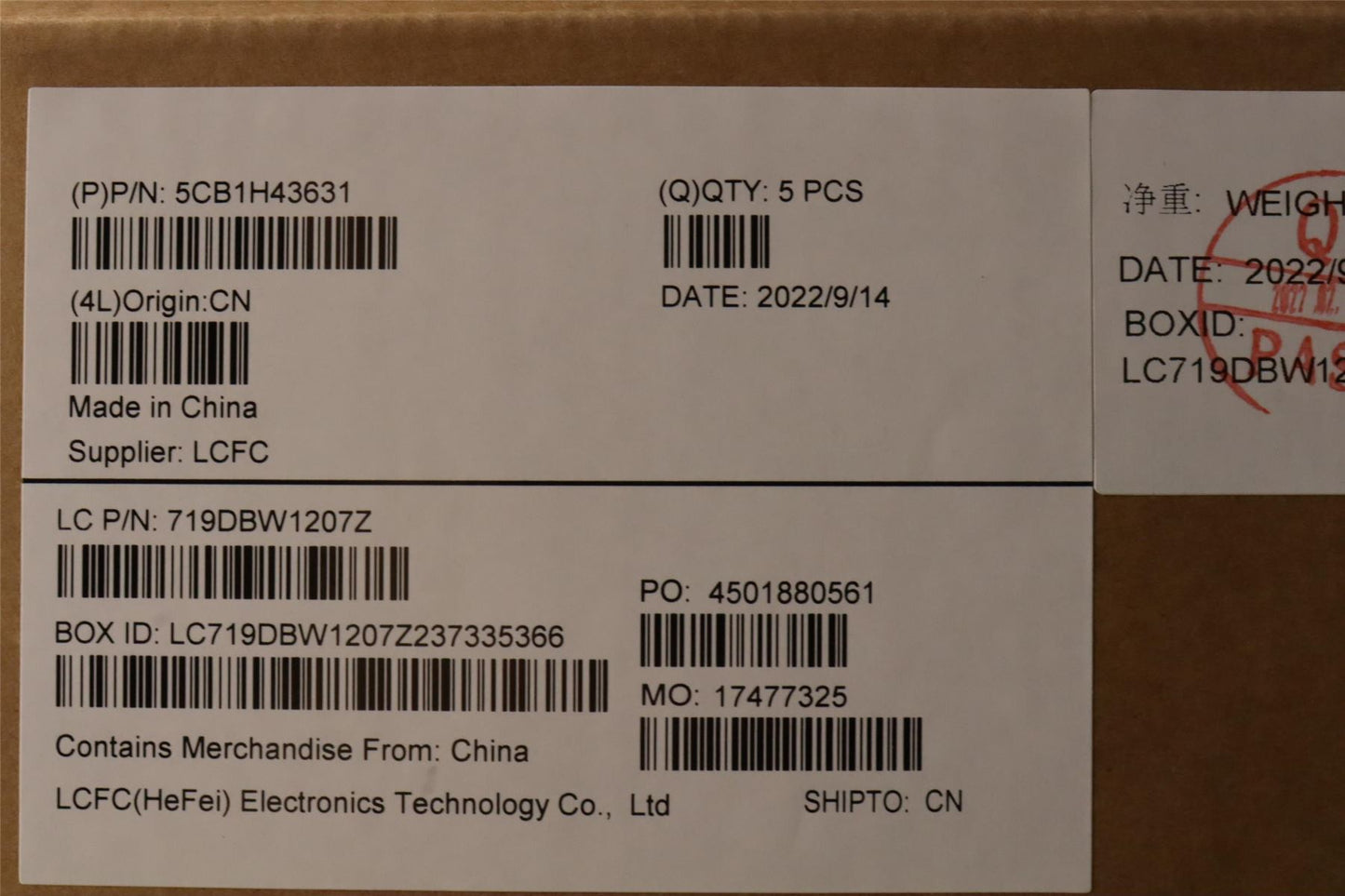 Lenovo Upper Case ASM_GER L82RJ NFP AB BL 5CB1H43631
