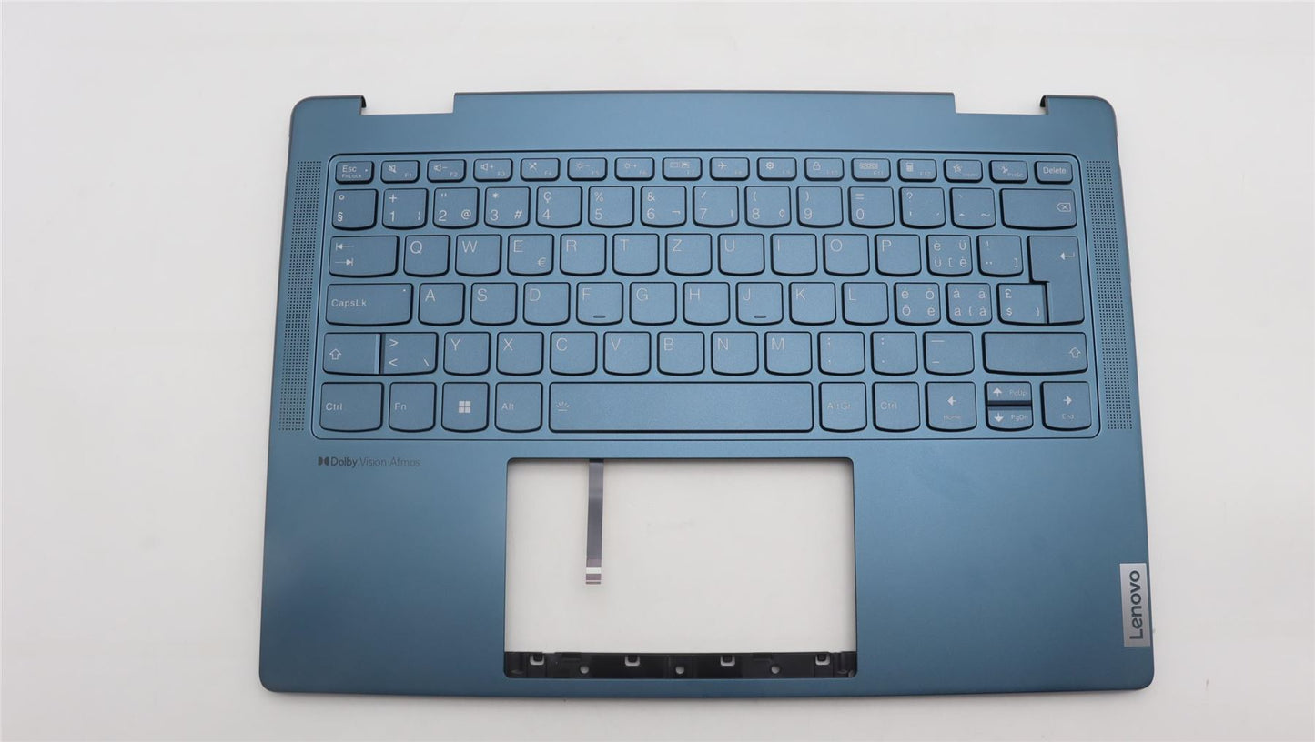 Lenovo Yoga 7 14ARP8 Keyboard Palmrest Top Cover Switzerland 5CB1L48333