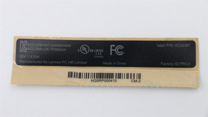 Lenovo Label FRU Label set 04Y1487