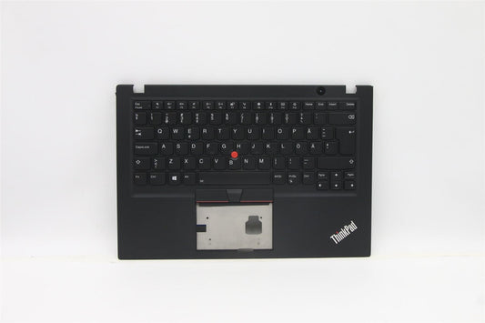 Lenovo ThinkPad T495s Keyboard Palmrest Top Cover Swedish Finnish 5M11A08758