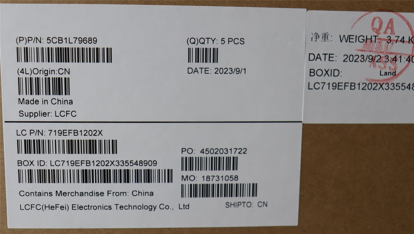 Lenovo Upper Case ASM_FRA L83AR AG I 5CB1L79689