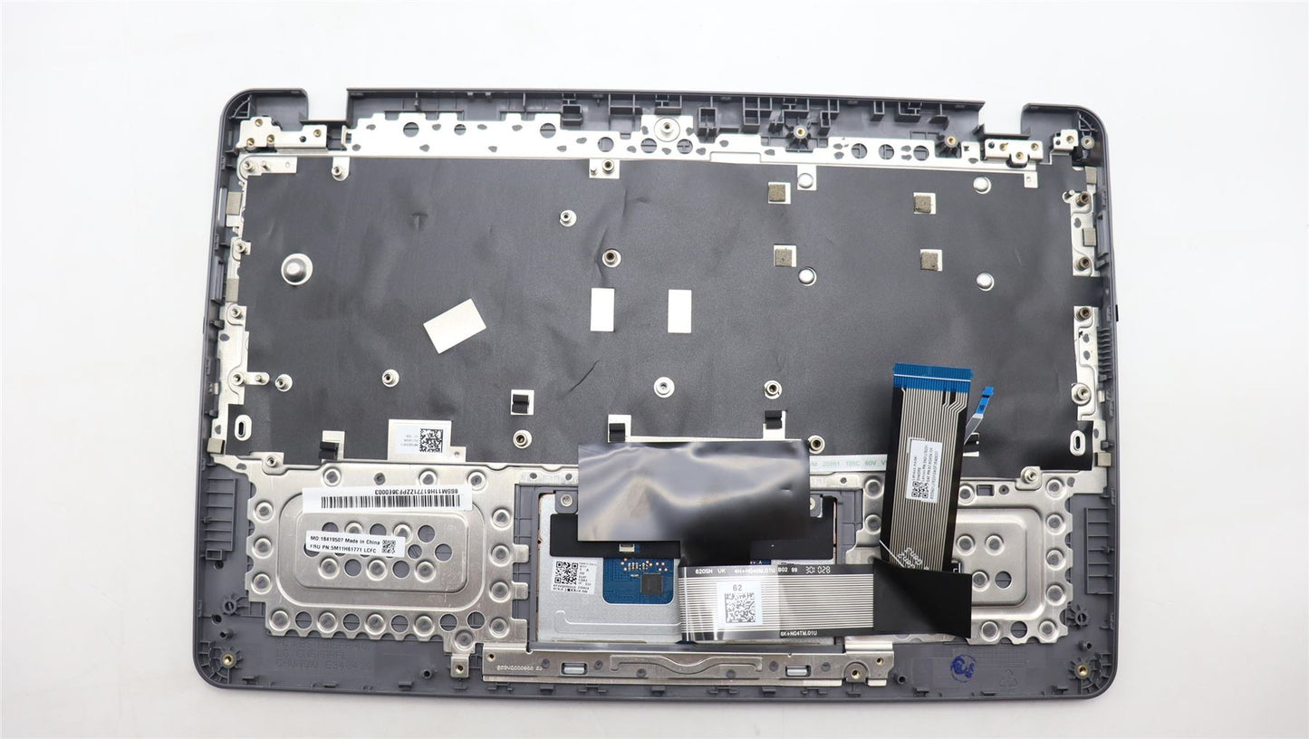 Lenovo 14e Gen3 Keyboard Palmrest Top Cover French Black 5M11H61771