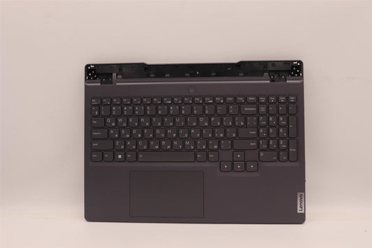 Lenovo 5 15IAH7H Palmrest Cover Touchpad Keyboard Russian Storm Grey 5CB1F39055